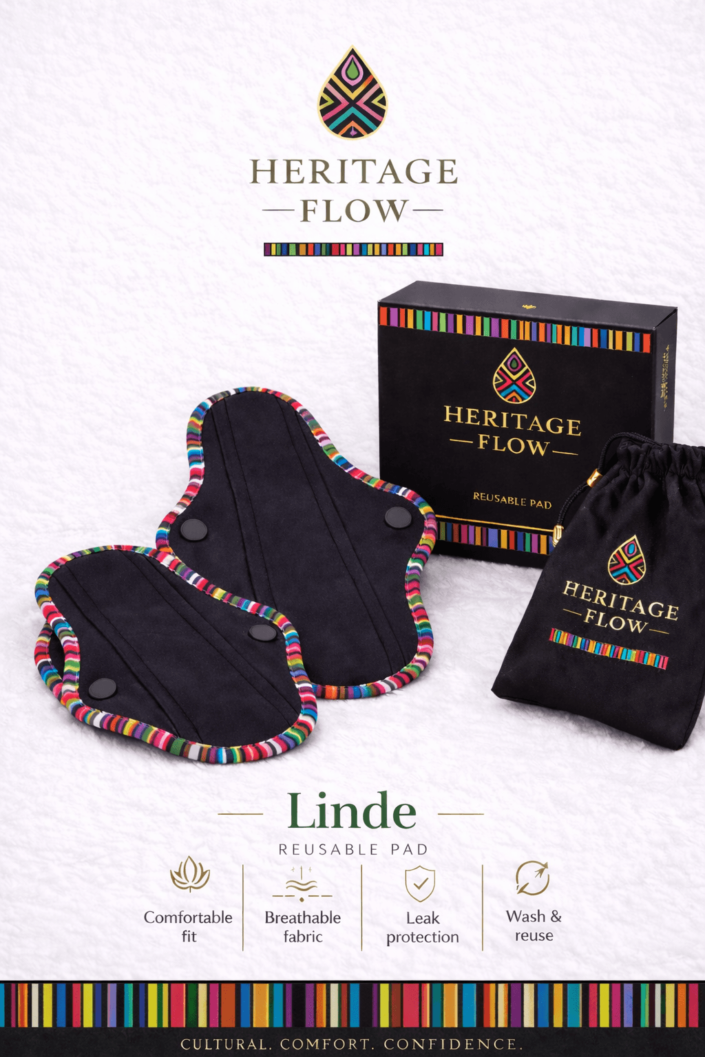 Heritage Flow Reusable Pads — Healthier, Sustainable, Affordable